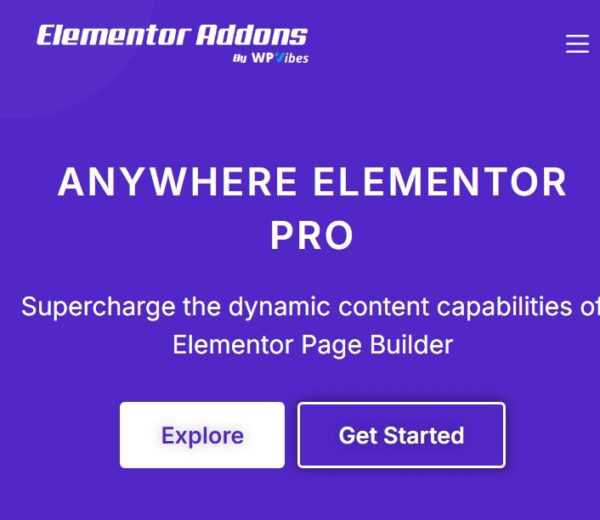 AnyWhere Elementor Pro