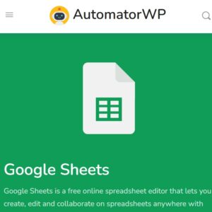 AutomatorWP Google Sheets