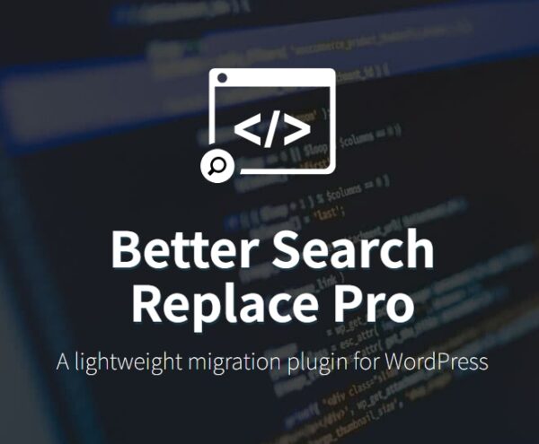 Better Search Replace Pro