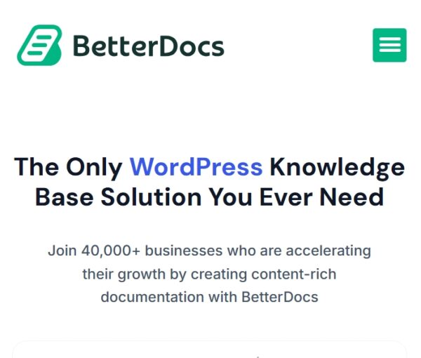 BetterDocs Pro