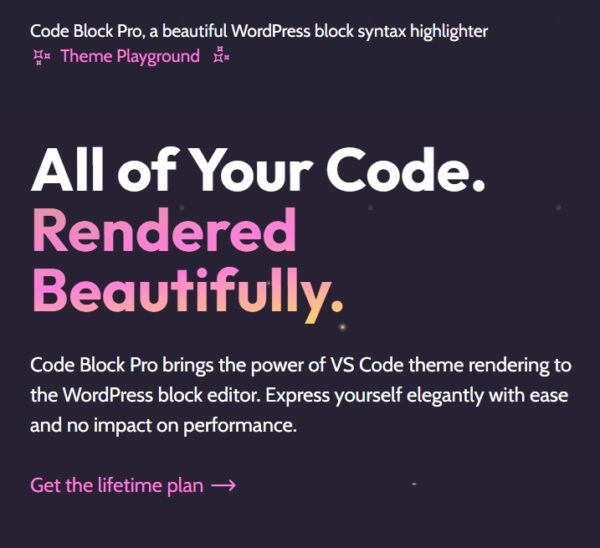 Code Block Pro Theme Pack