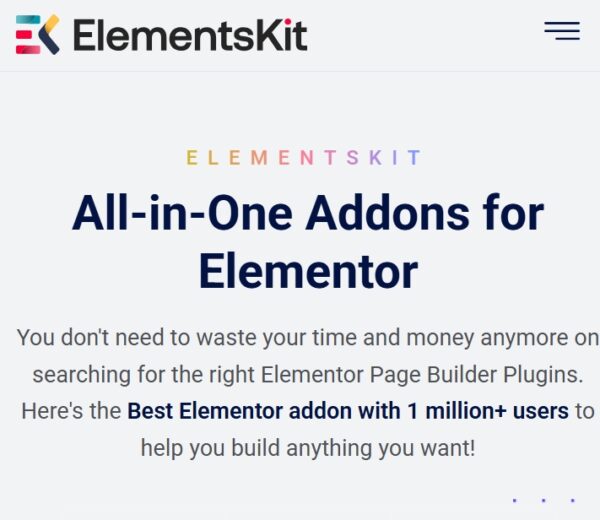 ElementsKit Pro
