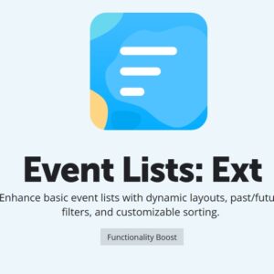 EventOn Event Lists Extended