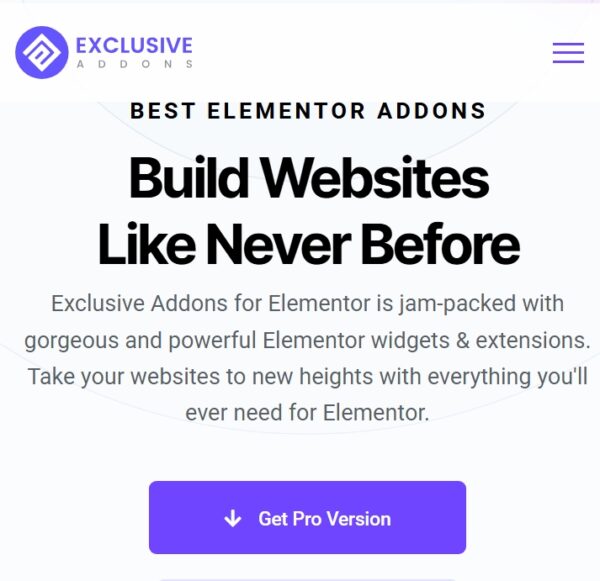 Exclusive Addons Elementor Pro