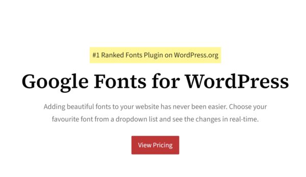 Fonts Plugin Pro