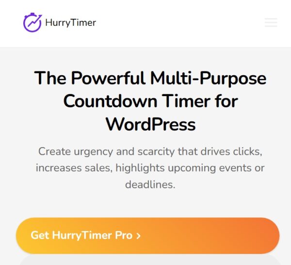 HurryTimer Pro Plugin