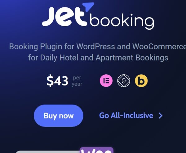 JetBooking For Elementor