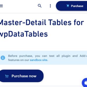 Master-Detail Tables for wpDataTables