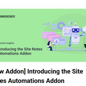 MonsterInsights Site Notes Automations