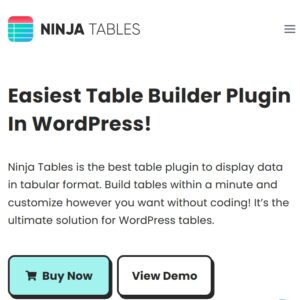 Ninja Tables Pro 5.0.19