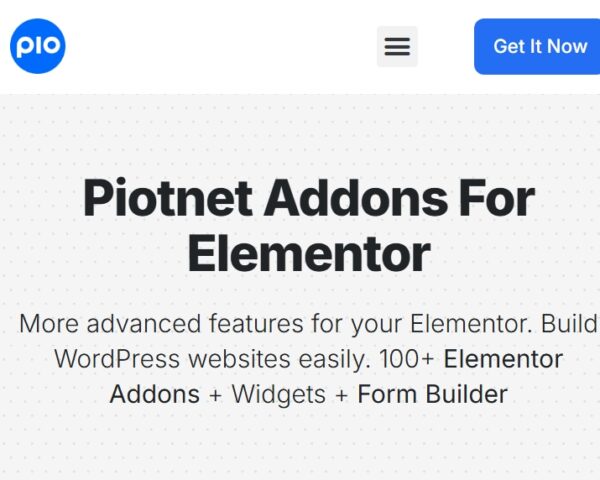 Piotnet Addons For Elementor Pro