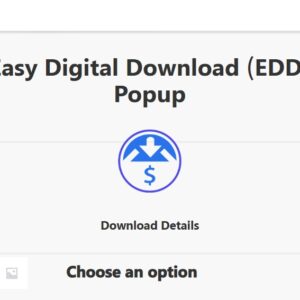 Popup Builder Easy Digital Downloads (EDD)