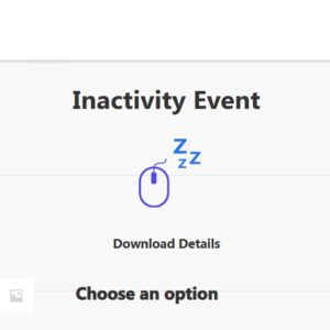 Popup Builder Inactivity Event