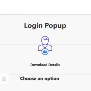 Popup Builder Login