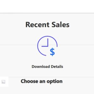 Popup Builder Recent Sales