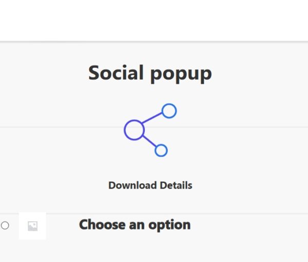 Popup Builder Social