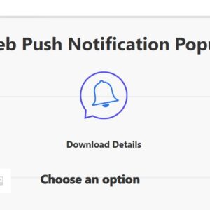Popup Builder Web Push Notification