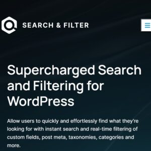 Search & Filter Pro