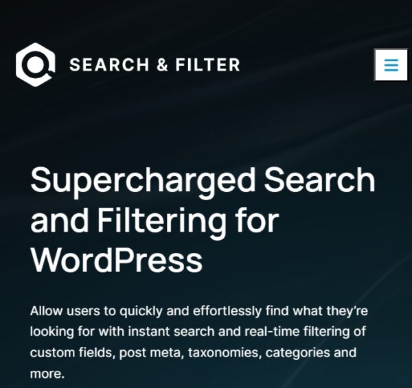 Search & Filter Pro