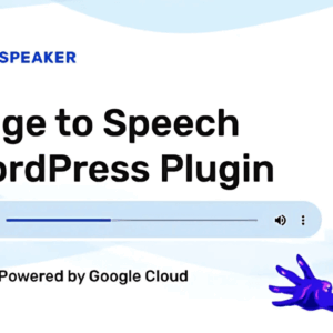 Speaker – Page to Speech Plugin
