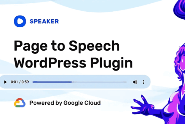 Speaker – Page to Speech Plugin