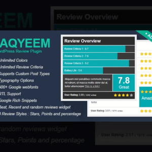 Taqyeem – WordPress Review Plugin