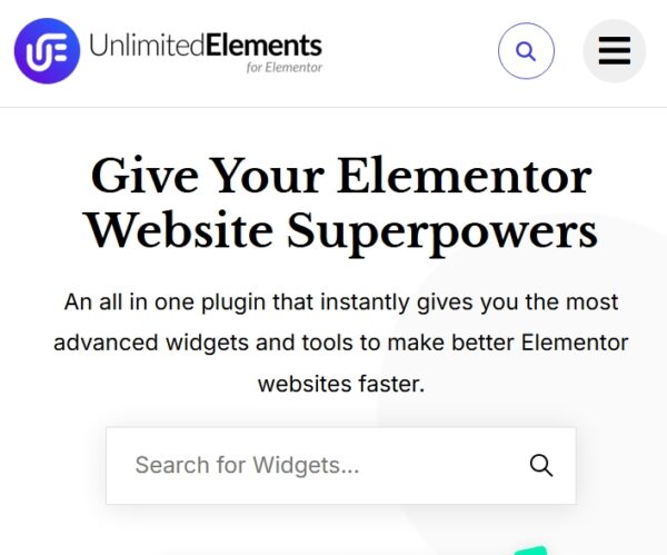 Unlimited Elements for Elementor Premium