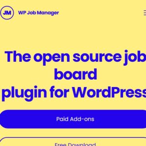 WP Job Manager Activated