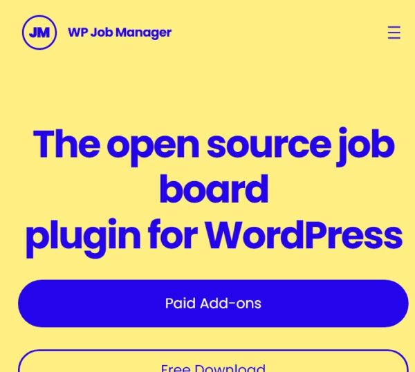 WP Job Manager Activated