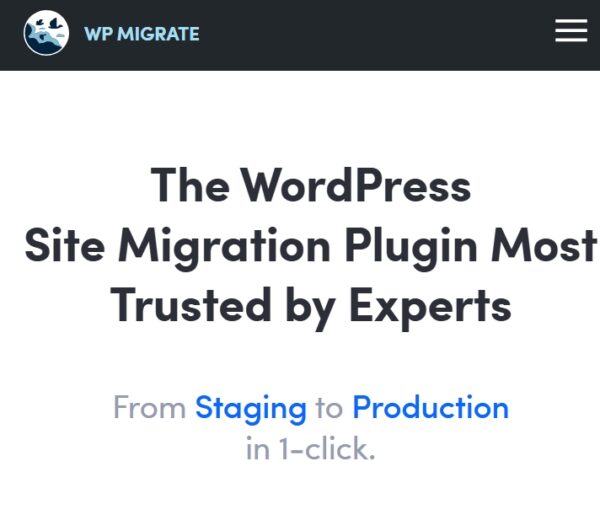 WP Migrate Pro