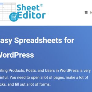 WP Sheet Editor Premium
