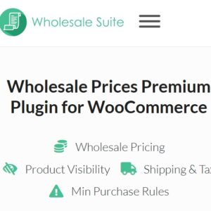 Wholesale Prices Premium for WooCommerce