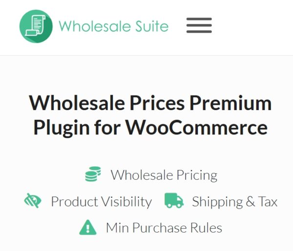Wholesale Prices Premium for WooCommerce