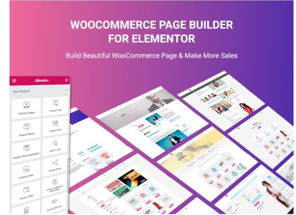 WooCommerce Page Builder For Elementor