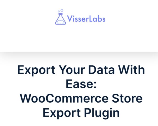 Woocommerce Store Exporter Deluxe