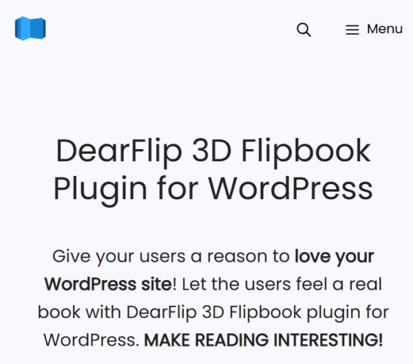 dFlip PDF FlipBook WordPress Plugin