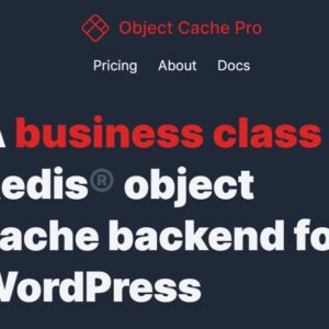 Object Cache Pro