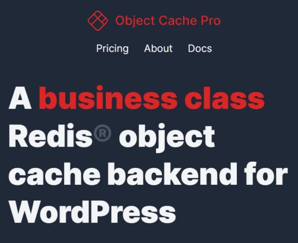 Object Cache Pro