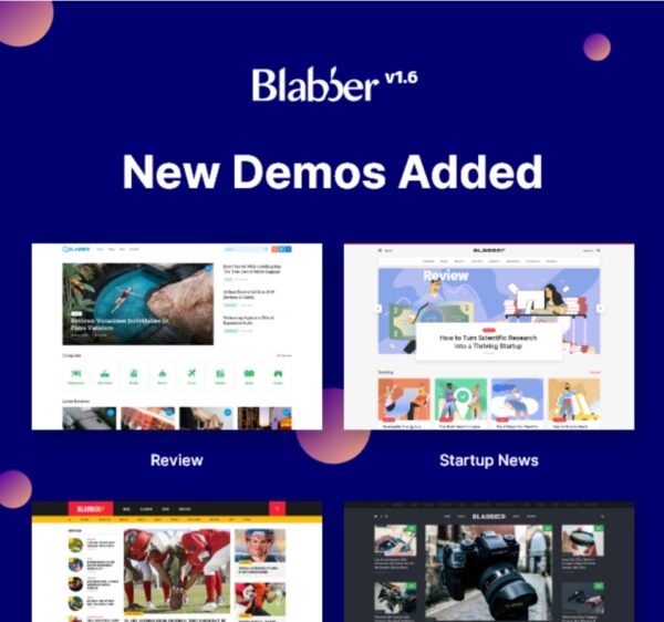 Blabber Elementor Blog & News Magazine Theme