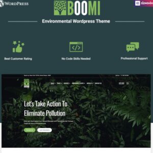 Boomi - Environment & Ecology WordPress Theme
