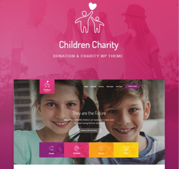 Children Charity - Nonprofit & NGO WordPress Theme