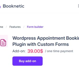 Custom forms for Booknetic
