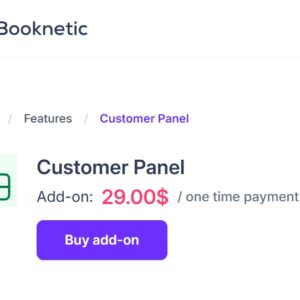 Customer Panel for Booknetic