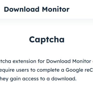 Download Monitor Captcha Addon