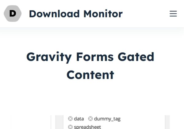 Download Monitor Gravity Forms Lock