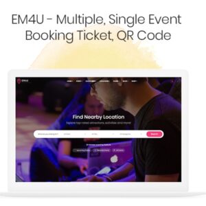 EM4U - Event Management WordPress Theme for Booking Tickets