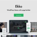 Ekko - Multi-Purpose WordPress Theme with Page Builder