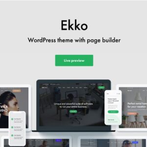 Ekko - Multi-Purpose WordPress Theme with Page Builder