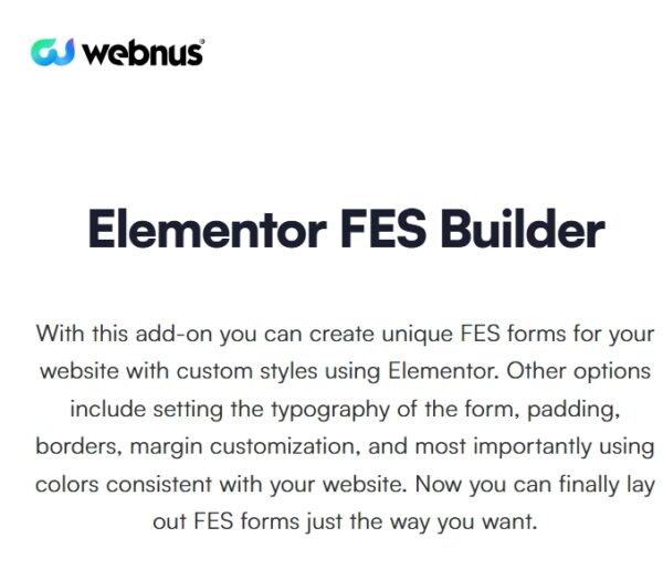 Elementor FES Builder for MEC