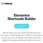 Elementor Shortcode Builder for MEC